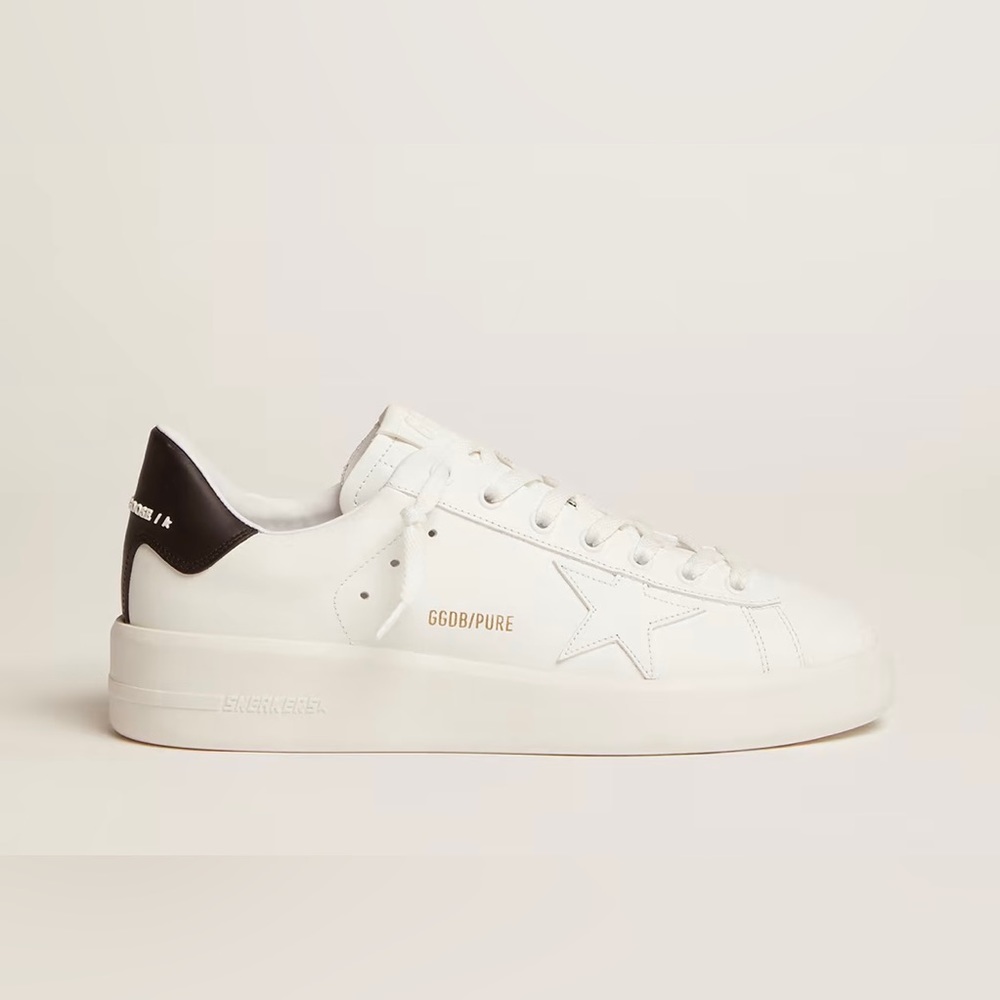 Golden Goose Women’s Purestar with Black Heel Tab